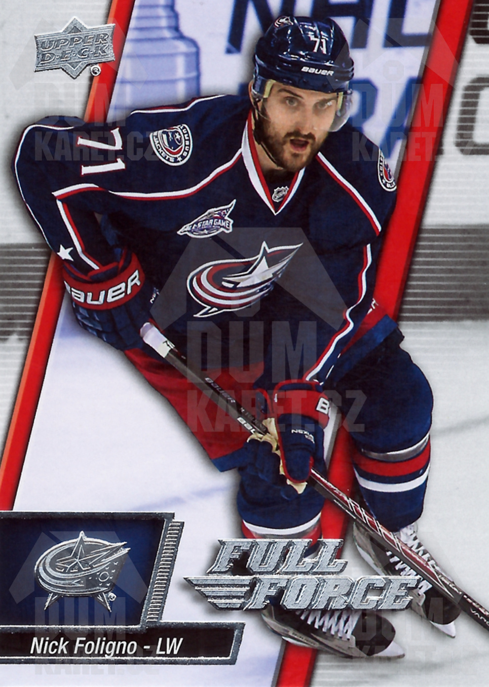 Nick Foligno - 2015/16 UD Full Force Hockey - #98